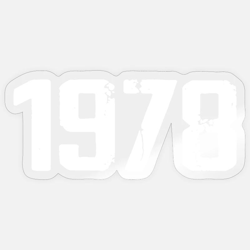 1978 - Awesome since 1978 Sticker size S (10 x 10 cm)