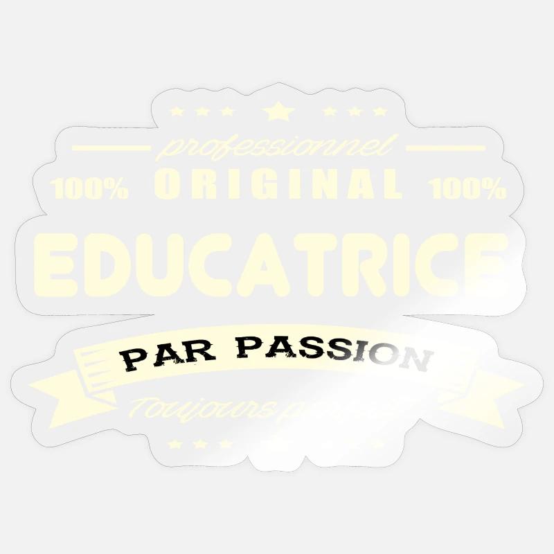 Educatrice Original Sticker taille S (10 x 10 cm)