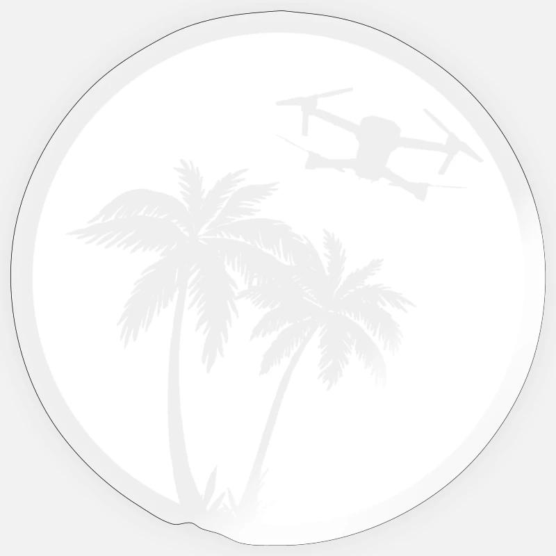 DJI MAVIC PRO DRONE Palmier Soleil Sticker taille S (10 x 10 cm)