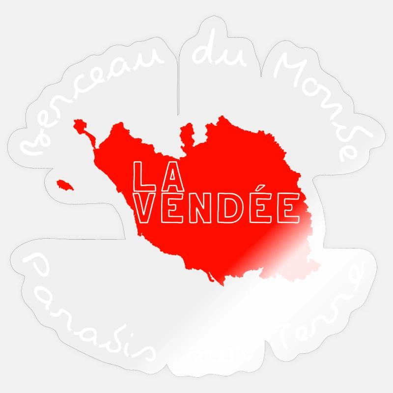 Die Vendée Circular Card Sticker Größe S (10 x 10 cm)