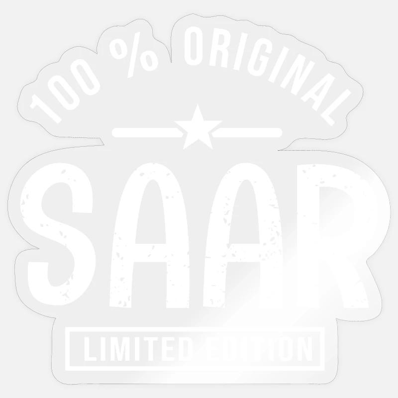 Saar gift personalized tshirt first name saar Sticker size S (10 x 10 cm)