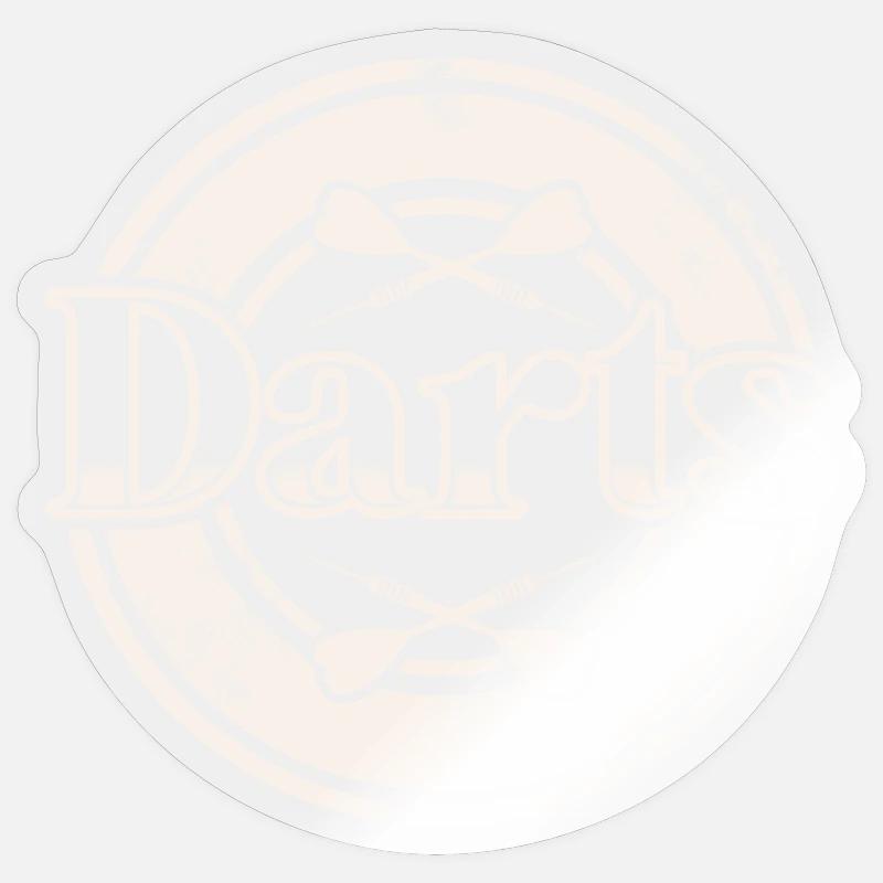 Dart Darten Fléchettes Sticker taille S (10 x 10 cm)