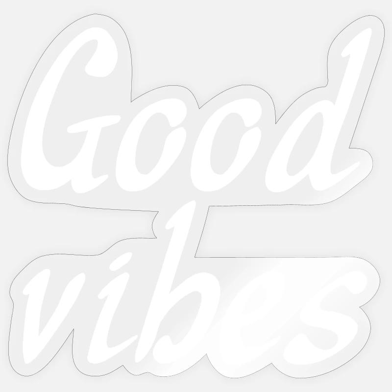 Gute Stimmung Sticker Größe S (10 x 10 cm)