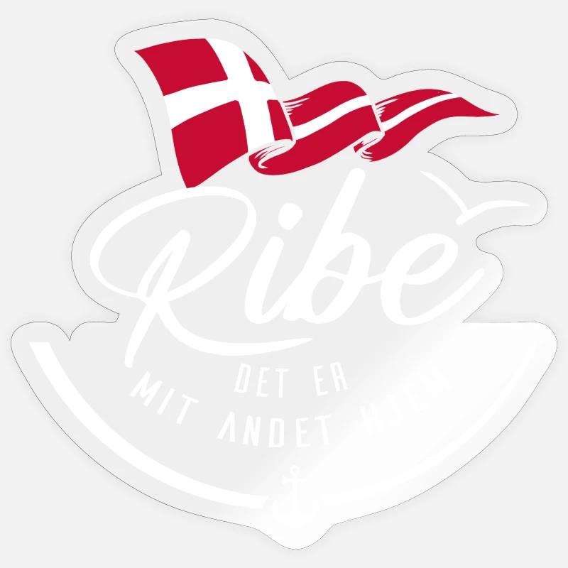 RIBE - Ma résidence secondaire - w Sticker taille S (10 x 10 cm)