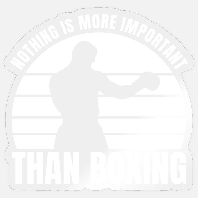 Nothing is as important as boxing Sticker size S (10 x 10 cm)