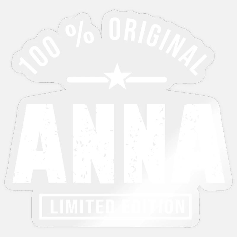 Anna Anna Sticker size S (10 x 10 cm)