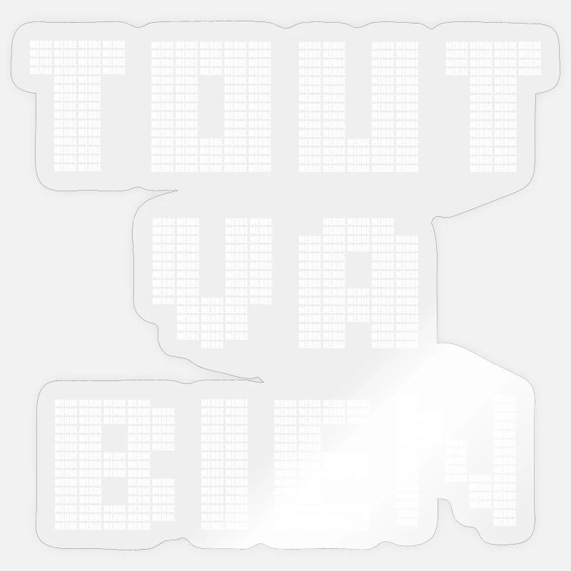 Sticker taille S (10 x 10 cm) - 
