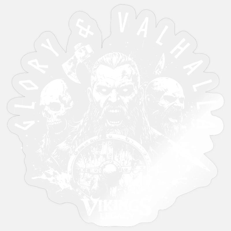 Glory & Valhalla Sticker size S (10 x 10 cm)