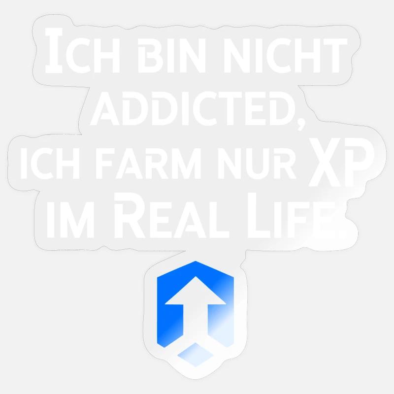 Farm XP Im Real Life - Sticker Größe S (10 x 10 cm) - Transparent glänzend
