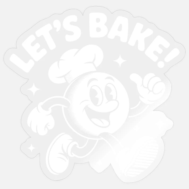 Backspaß Küchenchef Cookie Sticker Größe S (10 x 10 cm)