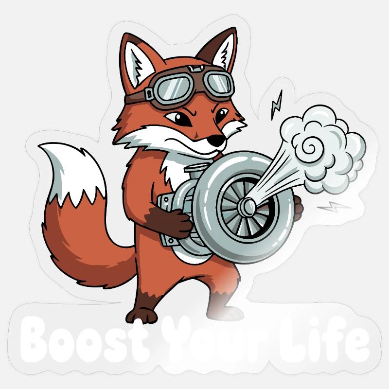 Sticker Größe S (10 x 10 cm) - 