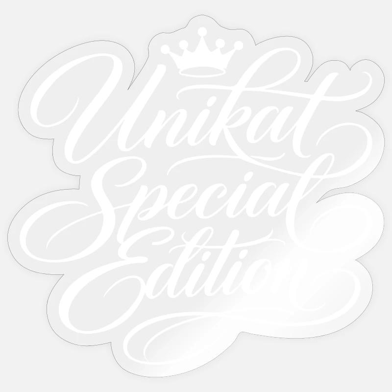Unique Special Edition Sticker size S (10 x 10 cm)