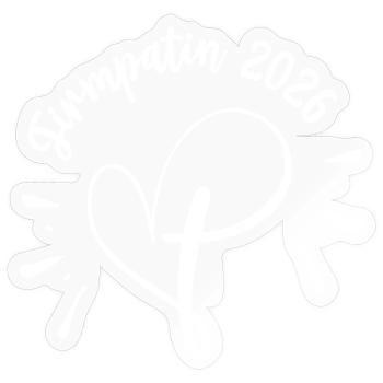 Firmpatin 2026 Firmung Firmpate Patin Frauen - Sticker Größe S (10 x 10 cm) - Transparent glänzend - Vorne