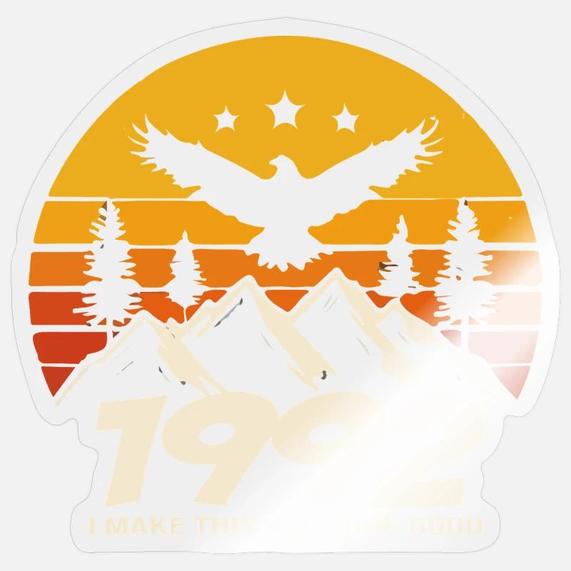 Geburtstag 1992 Geburtstag 1992 Geboren 1992 Geburtstag Sticker Größe S (10 x 10 cm)