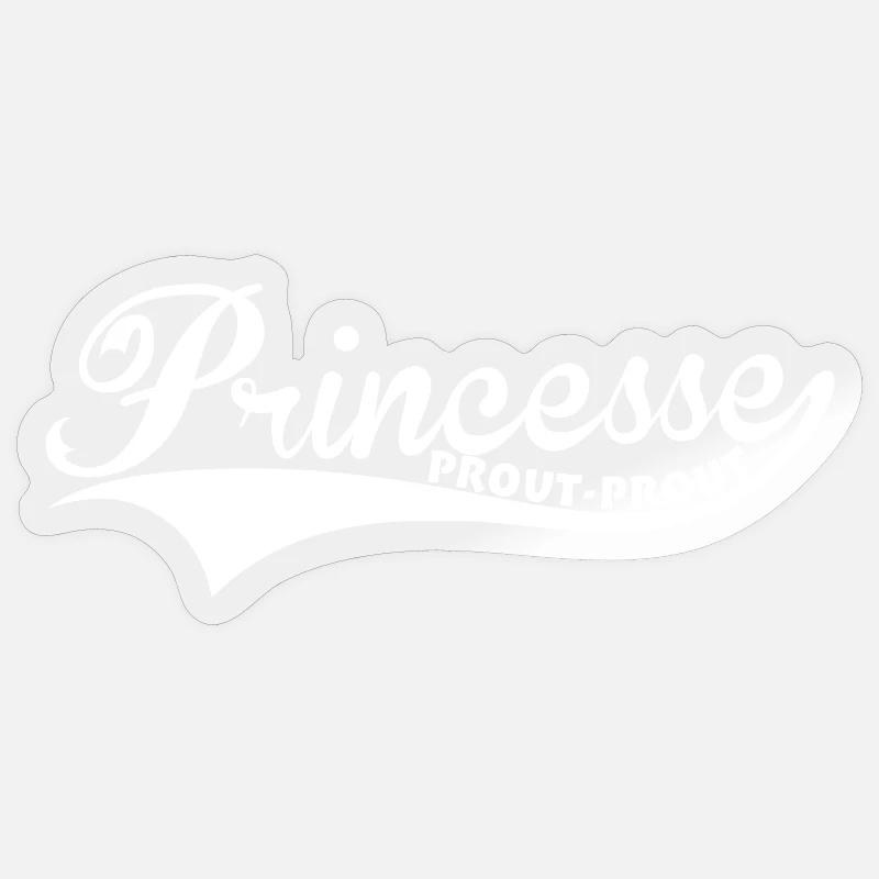 Princesse Prout-Prout Sticker taille S (10 x 10 cm)