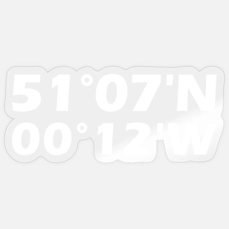 Crawley coordinates Sticker size S (10 x 10 cm)