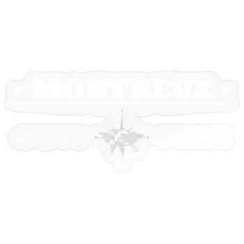Coordinates Montreux - Sticker size S (10 x 10 cm) - transparent glossy - Front