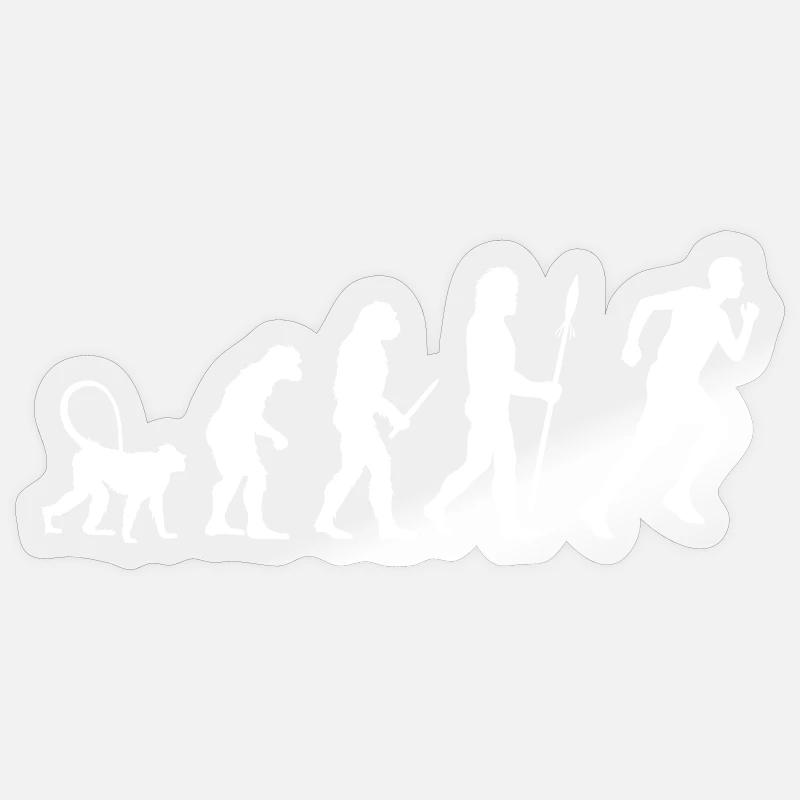 Jogger Evolution Sticker Größe S (10 x 10 cm)