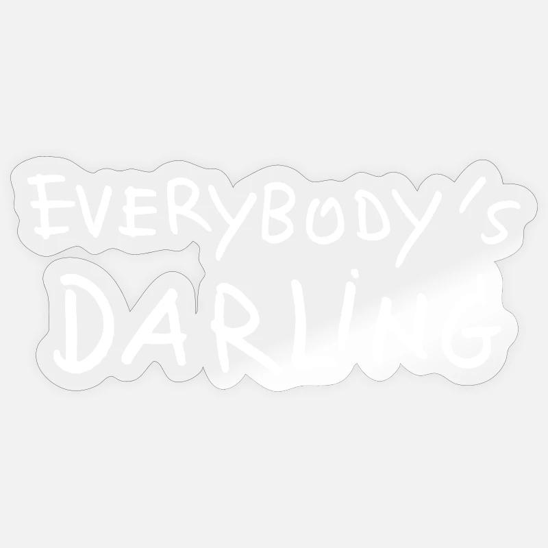 everybodys darling Sticker Größe S (10 x 10 cm)