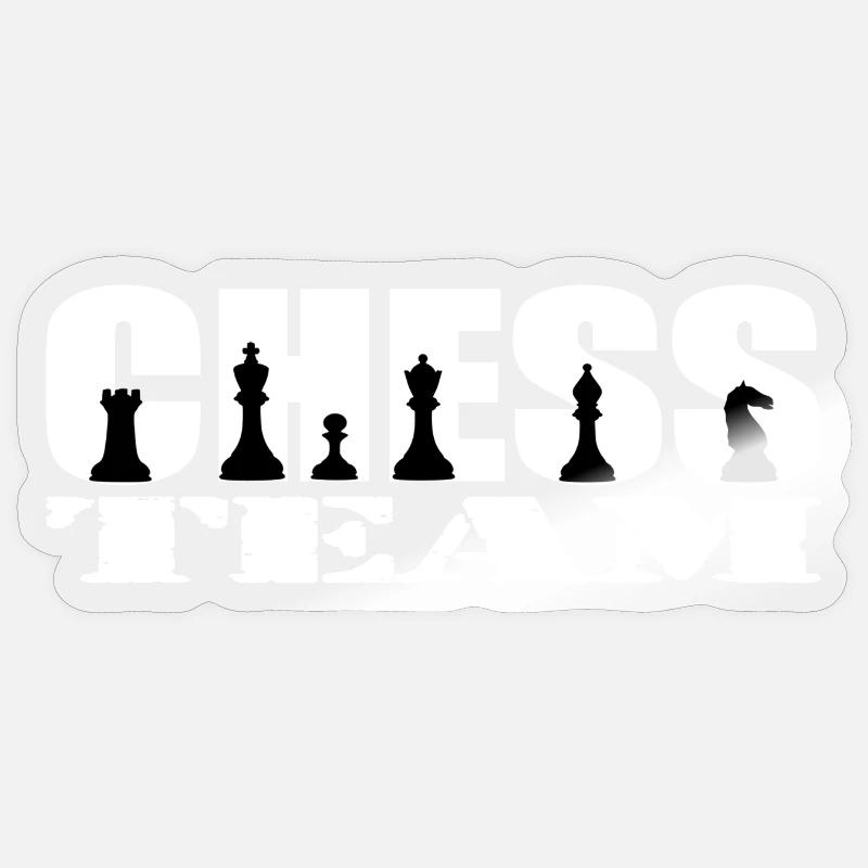 Échecs Sticker taille S (10 x 10 cm)