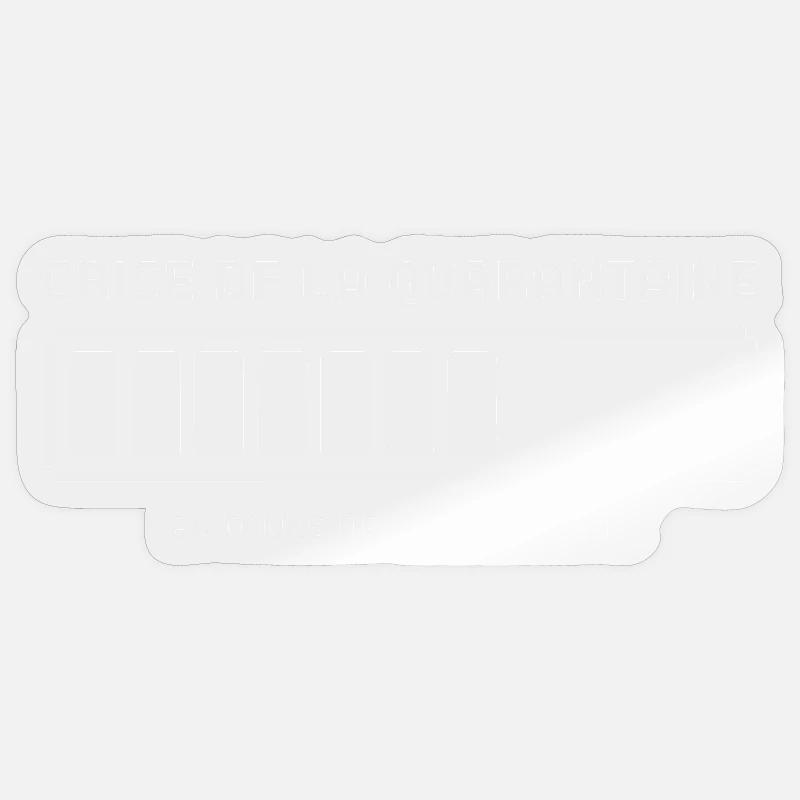 Ongoing Midlife Crisis - Sticker size S (10 x 10 cm) - transparent glossy