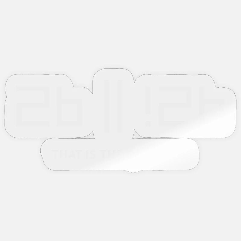 2b ou !2b pour être ou ne pas être c’est la question Sticker taille S (10 x 10 cm)