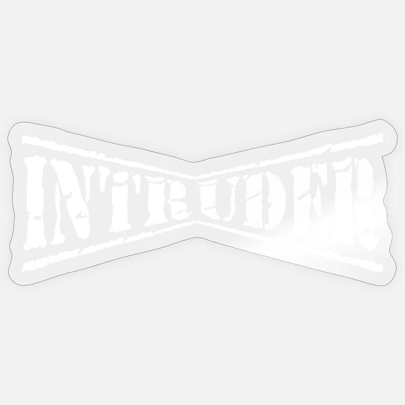 intrus hacker intrus clan sticker ordinateur Sticker taille S (10 x 10 cm)