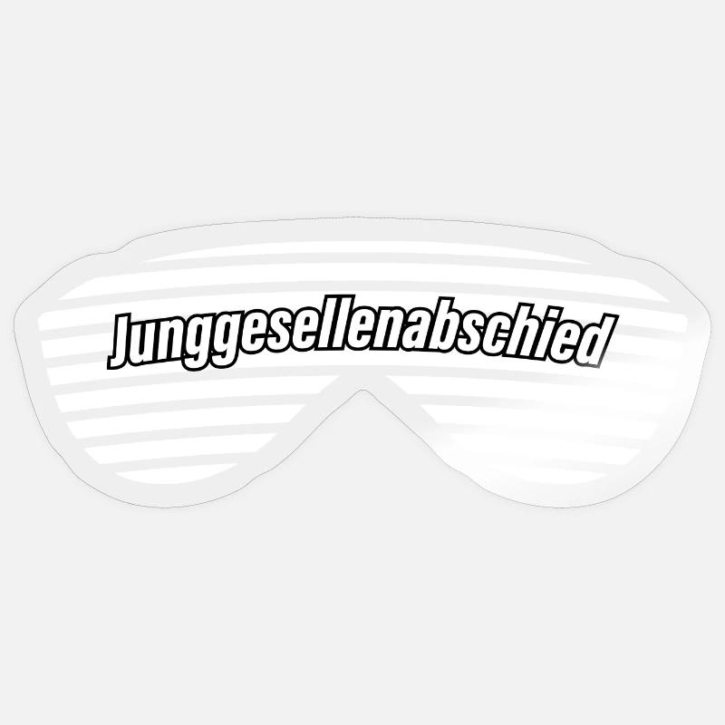 Junggesellenabschied Sticker Größe S (10 x 10 cm)