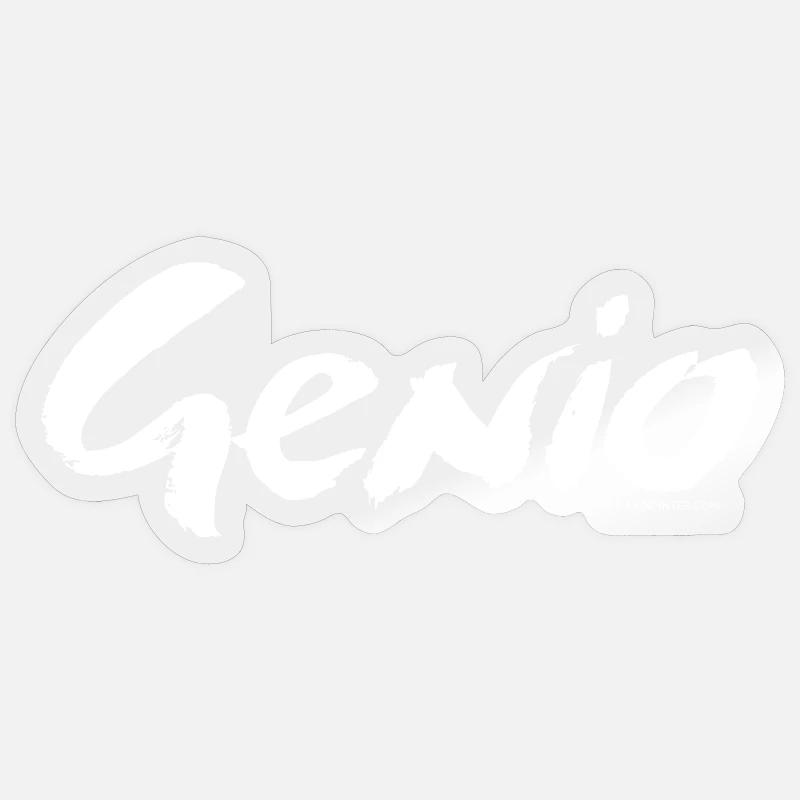 Genius Sticker size S (10 x 10 cm)