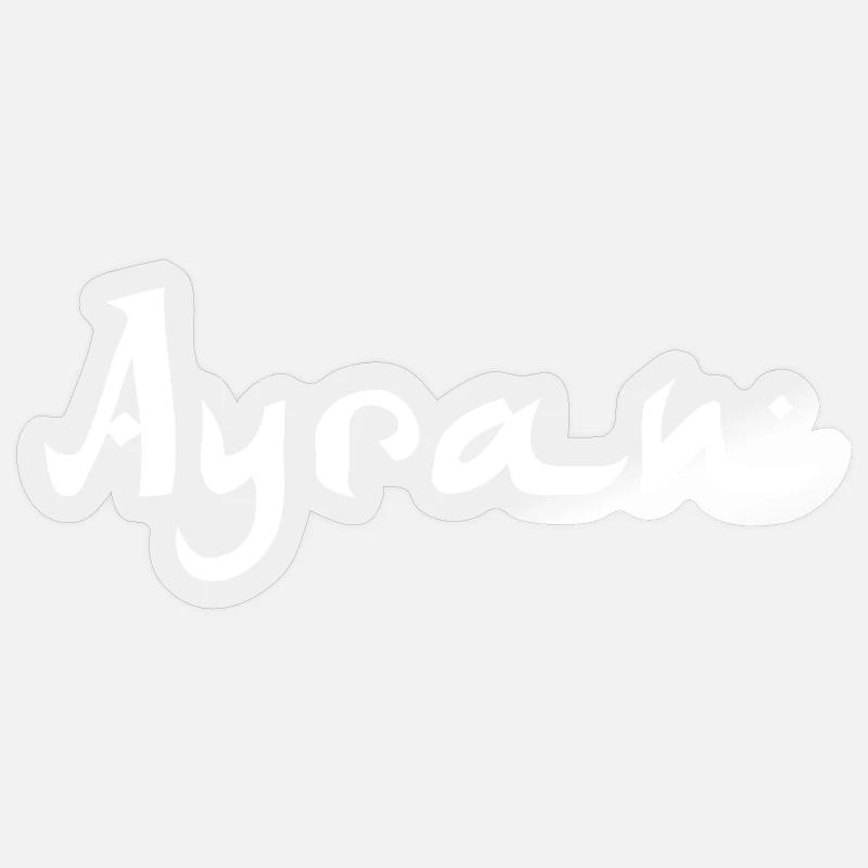 ayran - Sticker size S (10 x 10 cm) - transparent glossy