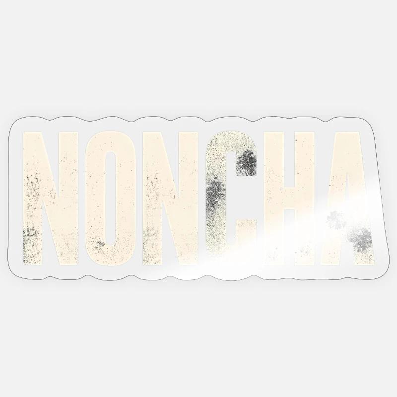 Noncha - Sticker size S (10 x 10 cm) - transparent glossy