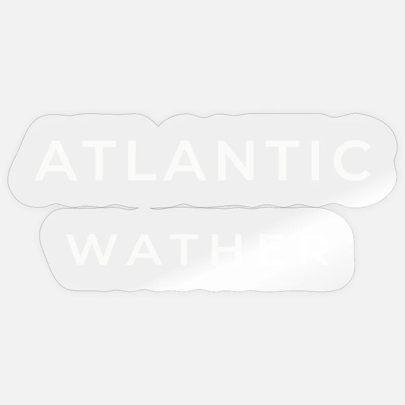 ATLANTIC_WATHER - Sticker size S (10 x 10 cm) - transparent glossy