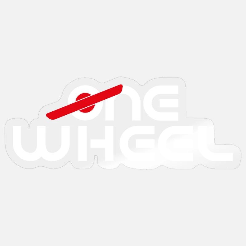 Onewheel esk8 - Sticker taille S (10 x 10 cm) - brillant transparent