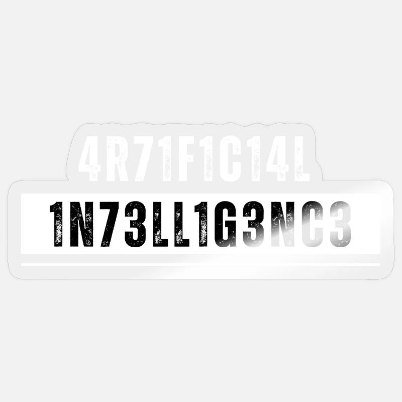 Artificial Intelligence Künstliche Intelligenz AI Sticker Größe S (10 x 10 cm)
