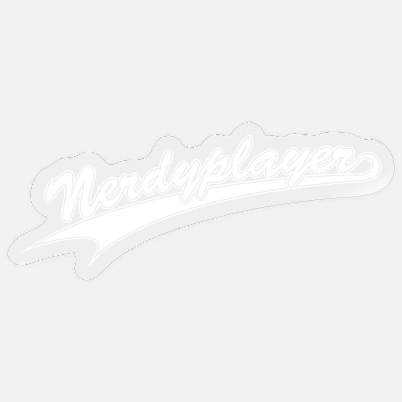 NERDY forever - Nerdyplayer Sticker size S (10 x 10 cm)
