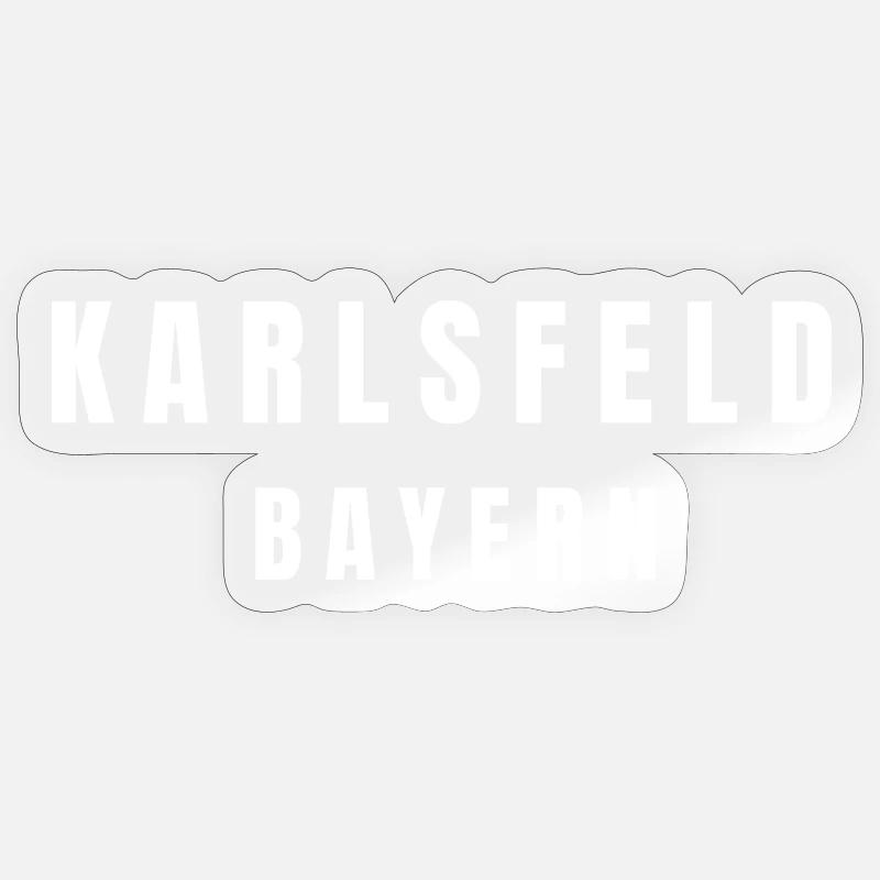 Karlsfeld, Baviera Sticker formato S (10 x 10 cm)