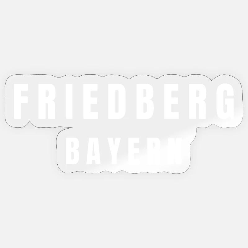 Friedberg, Baviera Sticker formato S (10 x 10 cm)
