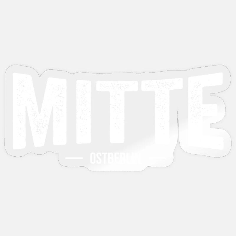 MITTE Ostberlin Sticker Größe S (10 x 10 cm)