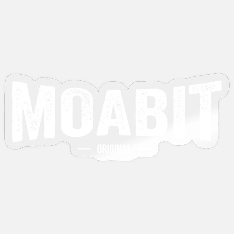 MOABIT Original Sticker Größe S (10 x 10 cm)