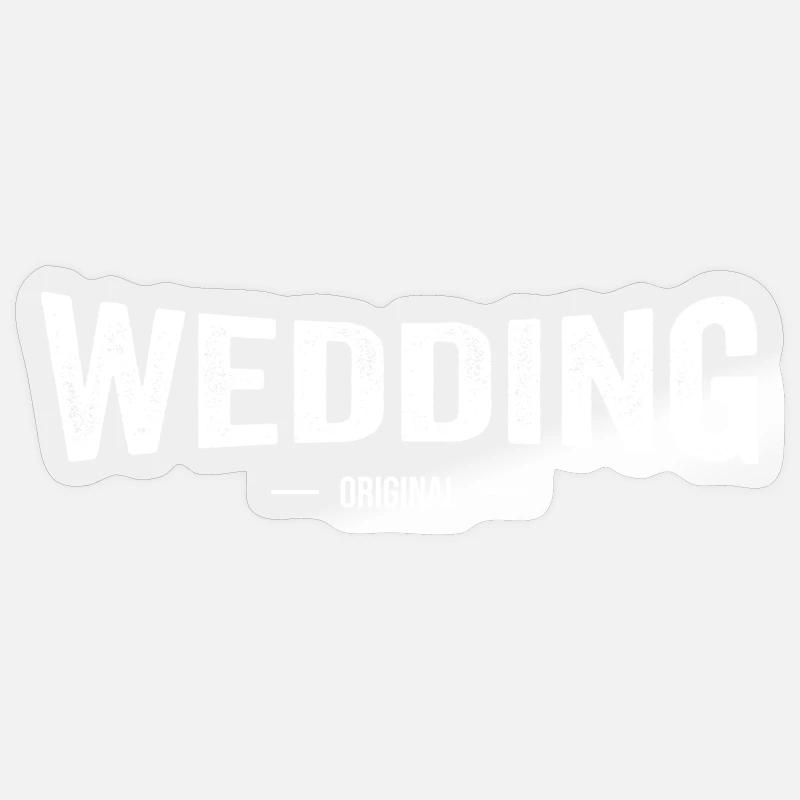 Wedding Original Sticker Größe S (10 x 10 cm)
