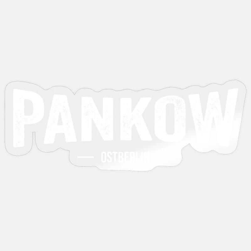 Pankow Ostberlin - Sticker Größe S (10 x 10 cm) - Transparent glänzend
