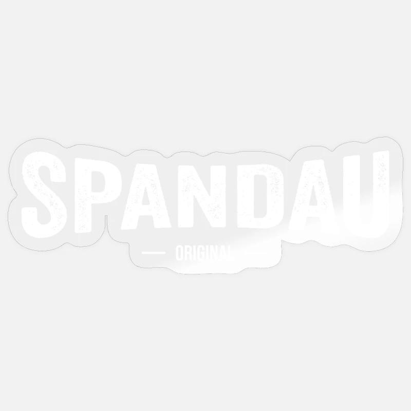 Spandau Original - Sticker Größe S (10 x 10 cm) - Transparent glänzend