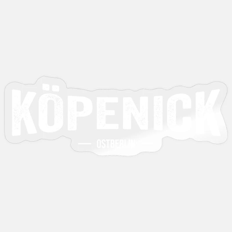 Köpenick Ostberlin Sticker Größe S (10 x 10 cm)