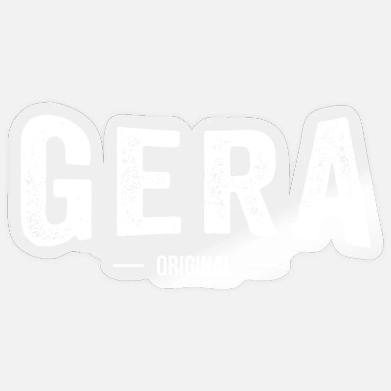 Gera Original Sticker Größe S (10 x 10 cm)