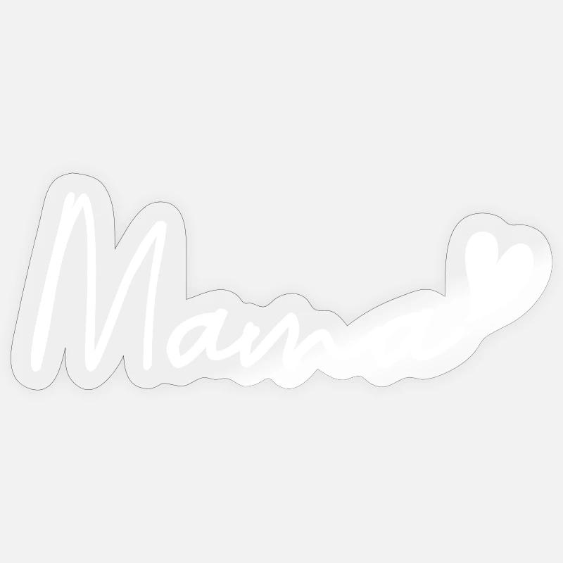 Mama – Muttertag Sticker Größe S (10 x 10 cm)