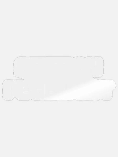 Sektion Pegelfest – Für kollektive Feierkultur. - Sticker Größe S (10 x 10 cm) - Transparent glänzend