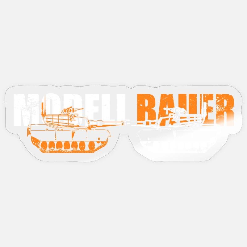 Modellbauer Sticker Größe S (10 x 10 cm)