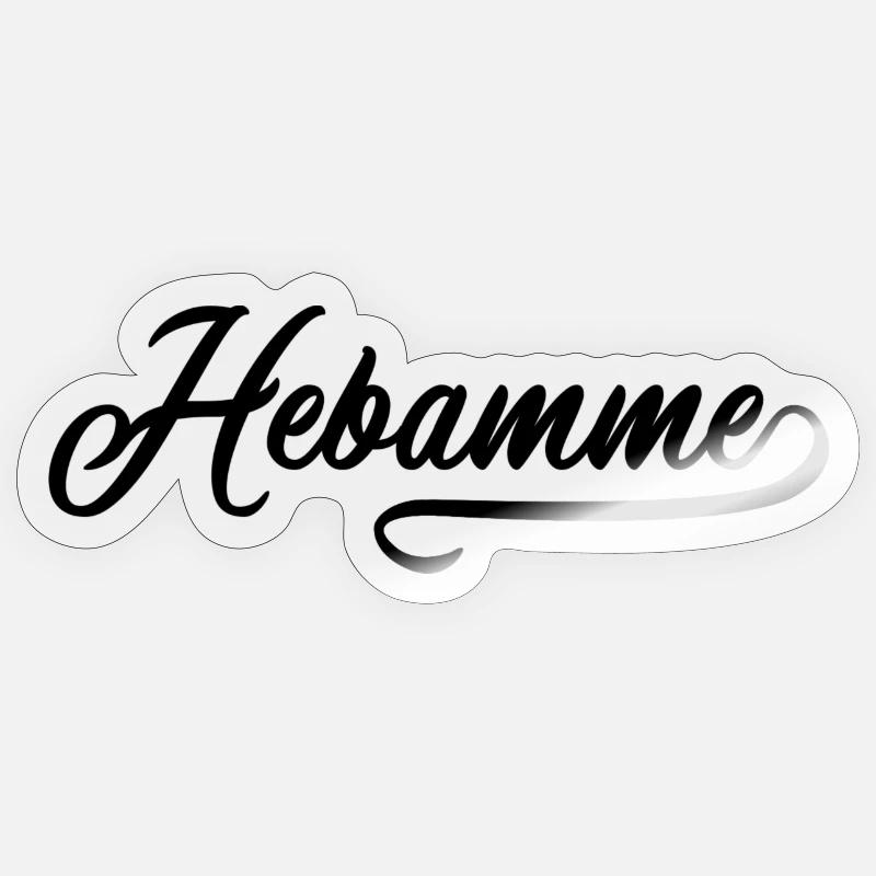Hebamme Sticker Größe S (10 x 10 cm)