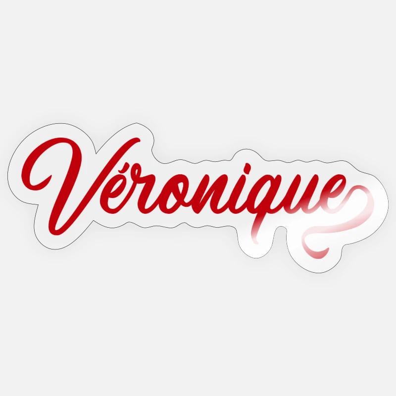 Véronique - First name - Sticker size S (10 x 10 cm) - transparent glossy