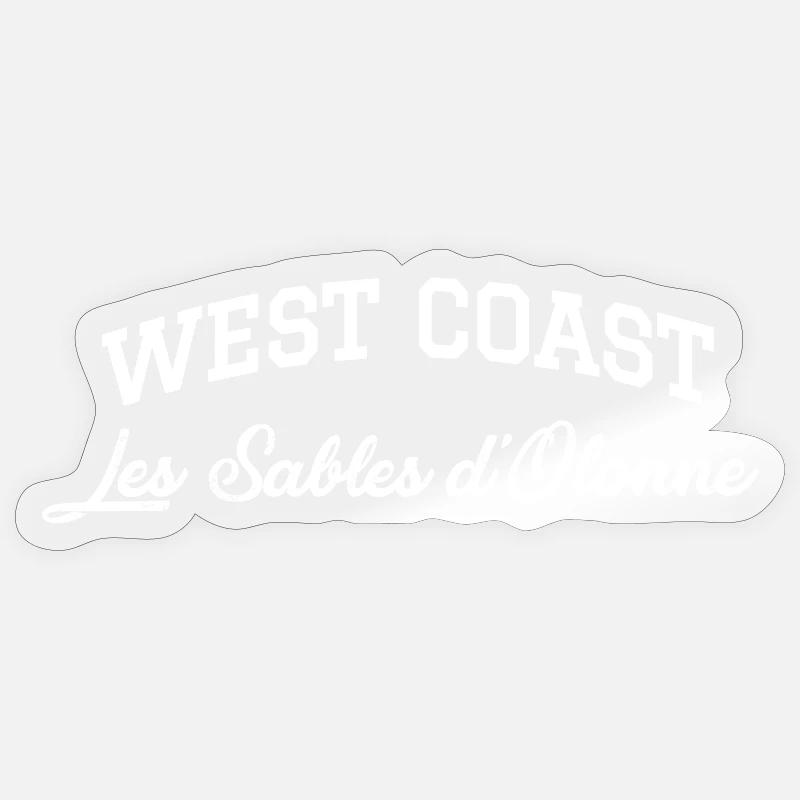 WESTKÜSTE Les Sables d'Olonne Sticker Größe S (10 x 10 cm)